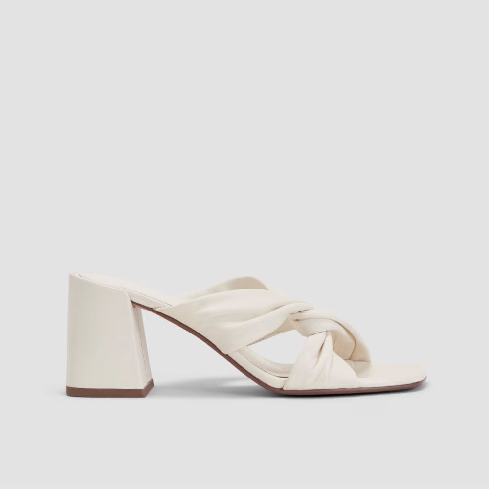 New Everlane The Day Twist Heel in Canvas Size 6
